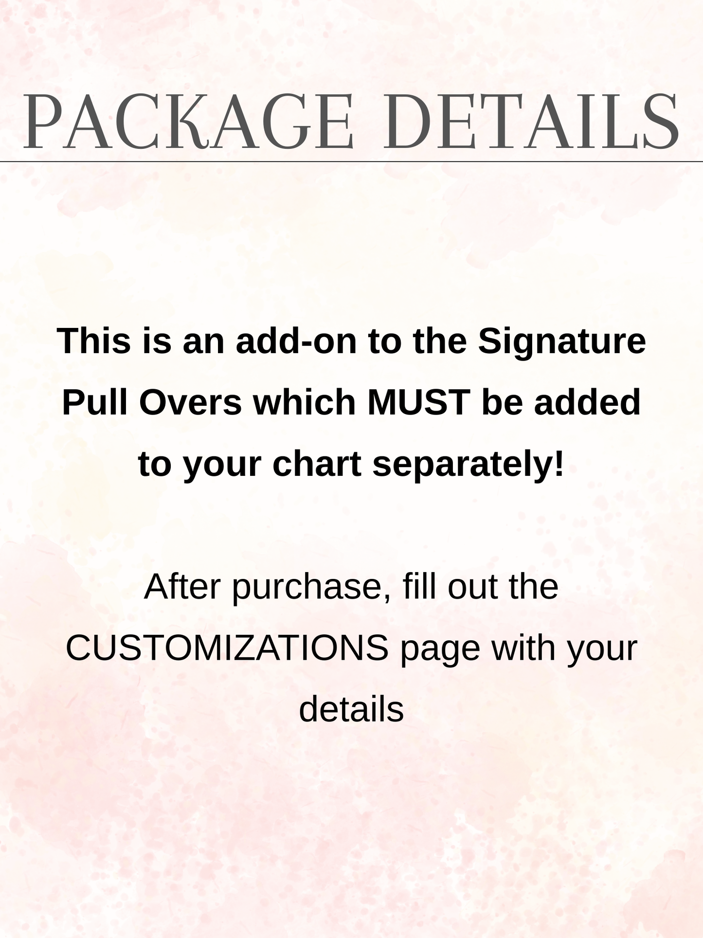 Chest Customization Package