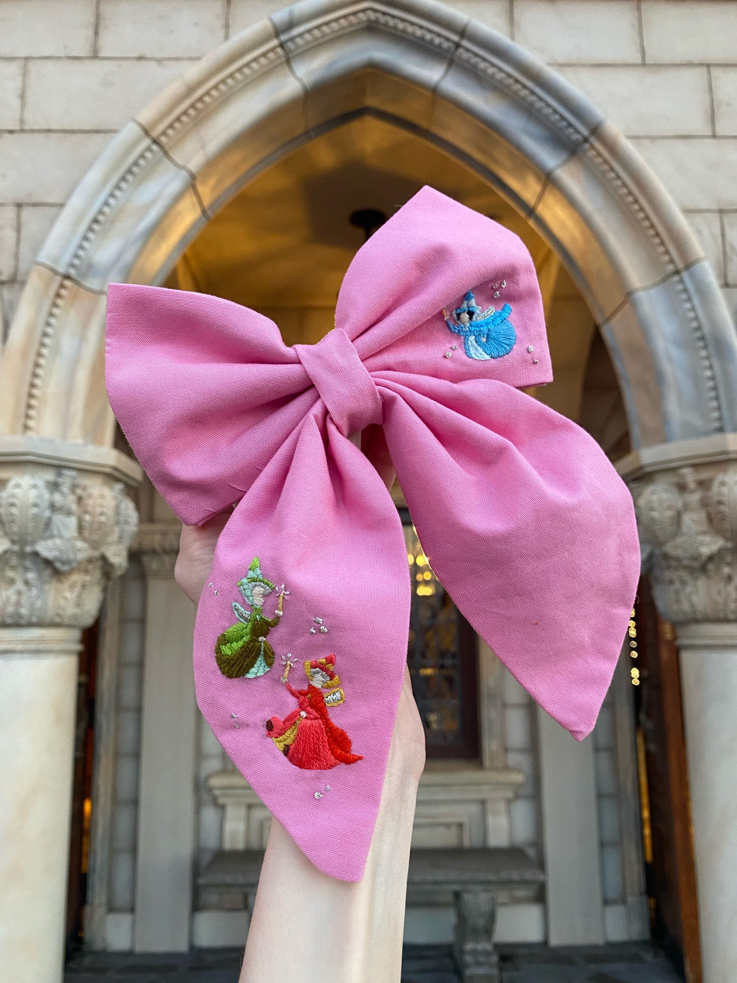 Three Fairies Hair Bow
